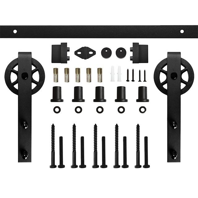 Ultra-Narrow Aluminum Alloy Glass Barn Door Track