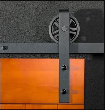 Ultra-Narrow Aluminum Alloy Glass Barn Door Track