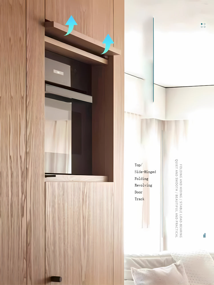 Invisible Folding Upward Pocket Door - Stylish and Functional