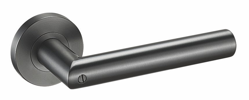 Modern Brass Door Handle - Sleek Design for Luxury Homes and Apartments - Interior Room Privacy Lockset