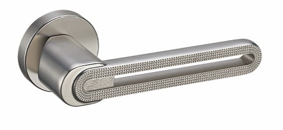 Sleek Black Door Handle with Privacy Lock - Ideal for Modern Homes