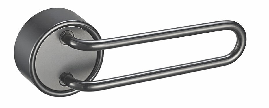 Contemporary Silver Door Handle - Easy Install for Interior Wooden Doors
