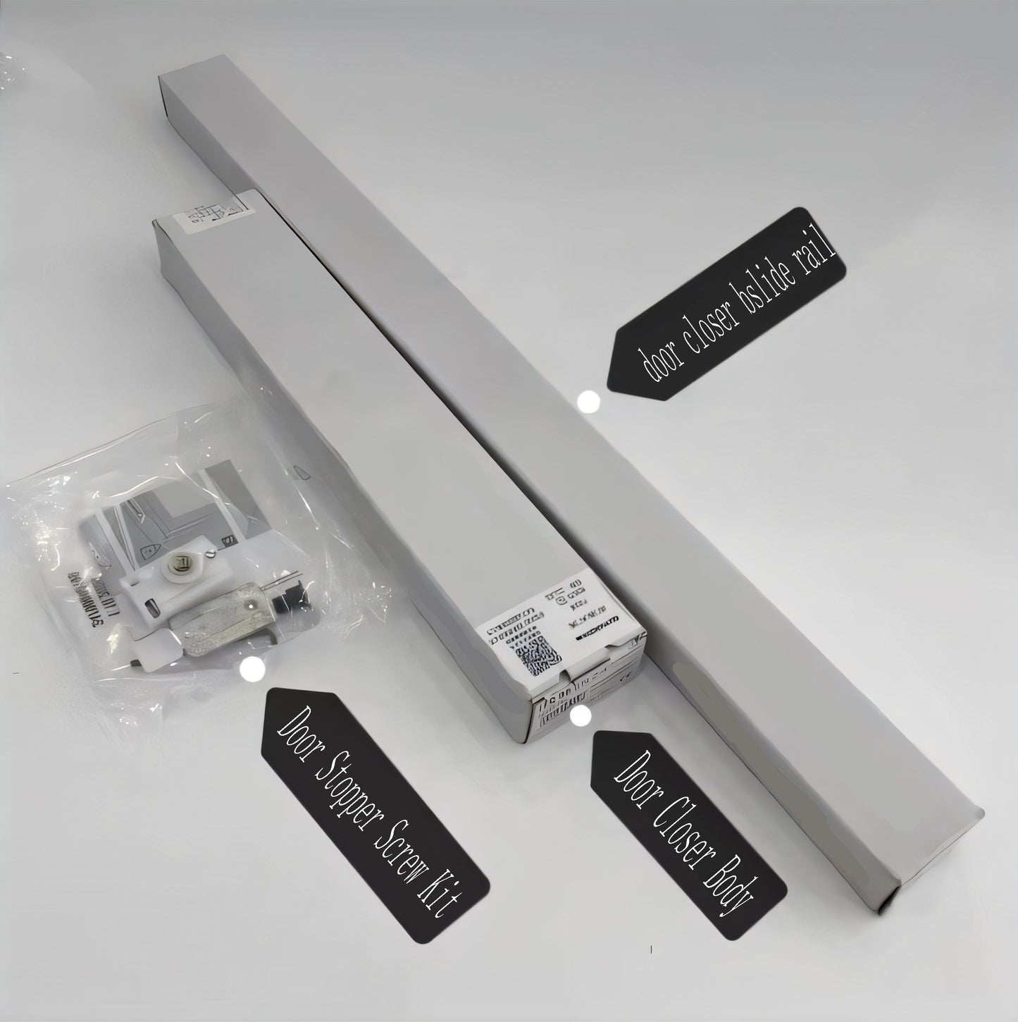 Adjustable 100/180kg Concealed Hydraulic Door Closer