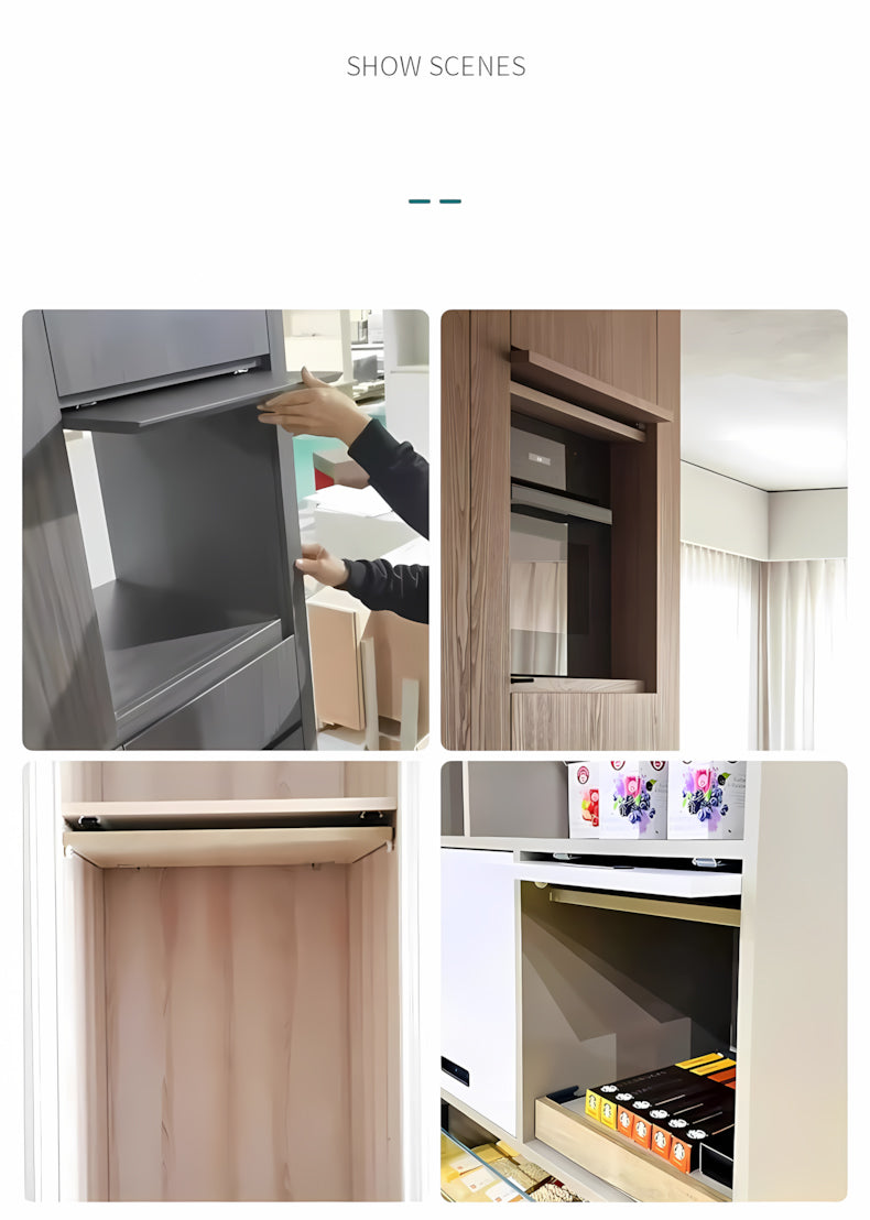 Invisible Folding Upward Pocket Door - Stylish and Functional