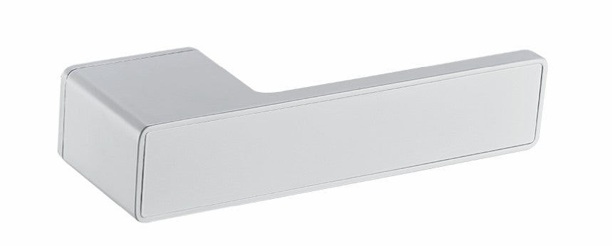 Luxury Brushed Brass Door Handle with Lock for Bedroom or Bathroom
