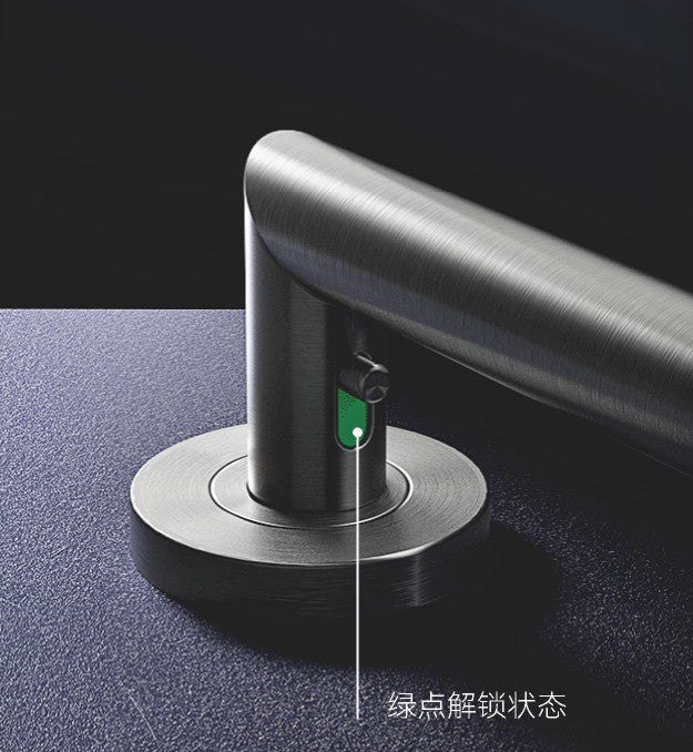 Modern Brass Door Handle - Sleek Design for Luxury Homes and Apartments - Interior Room Privacy Lockset