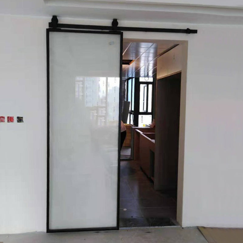 Ultra-Narrow Aluminum Alloy Glass Barn Door Track