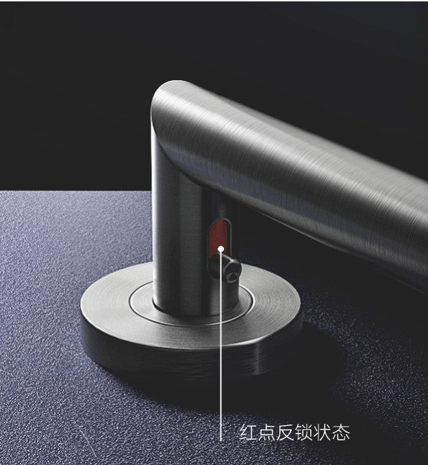 Modern Brass Door Handle - Sleek Design for Luxury Homes and Apartments - Interior Room Privacy Lockset