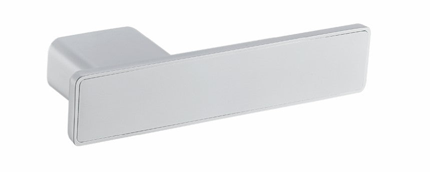 Matte Black Door Handle Set - Modern Interior Privacy Lock for Bedrooms