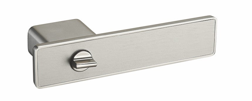 Matte Black Door Handle Set - Modern Interior Privacy Lock for Bedrooms