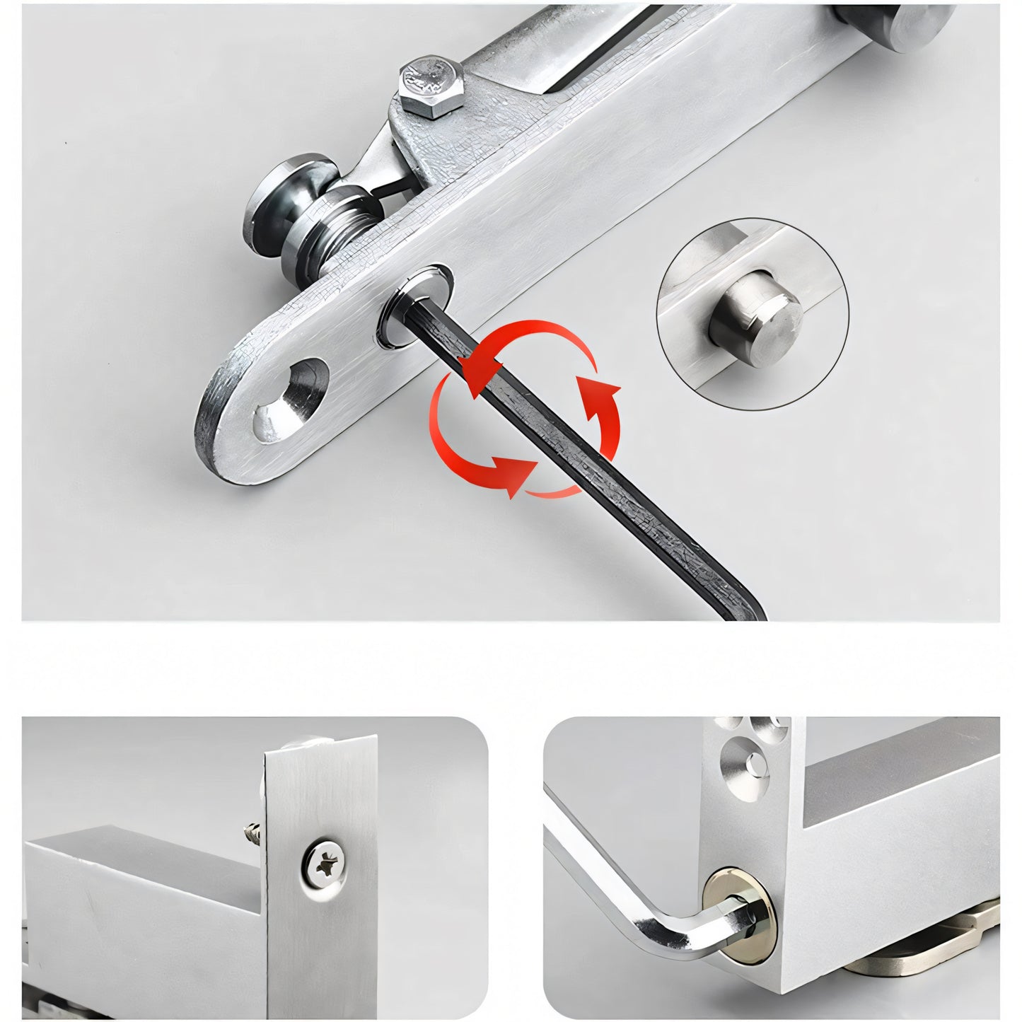 Invisible Hidden Pivot Door Hinges