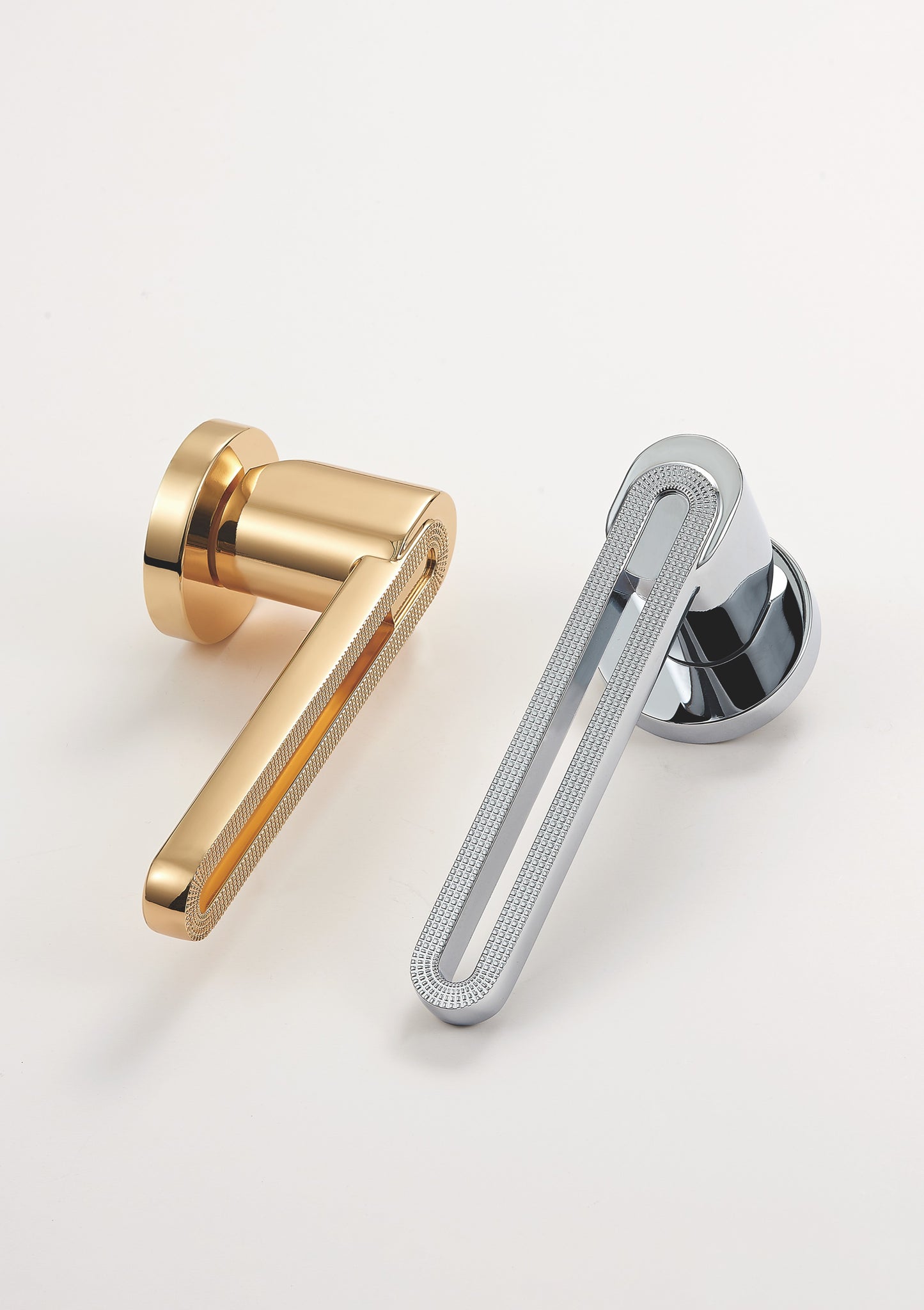 Sleek Black Door Handle with Privacy Lock - Ideal for Modern Homes