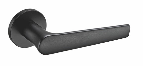 Industrial Black Door Handle - Matte Finish for Loft Interiors