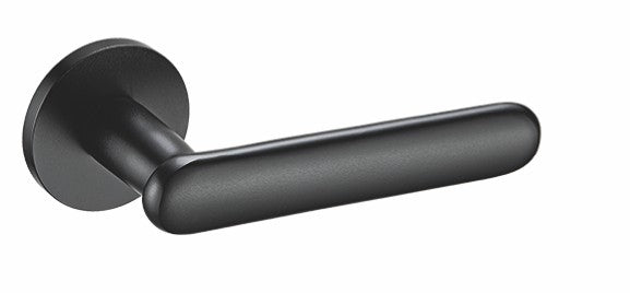 Industrial Black Door Handle - Matte Finish for Loft Interiors