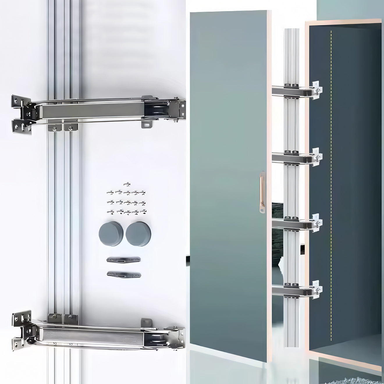 Duty Cabinet & Wooden Door Hinges | Bus Luggage Door Floor Hinge