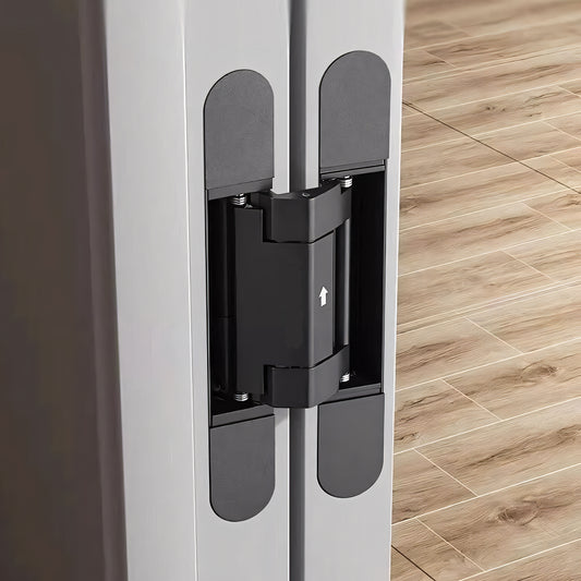 Adjustable Hidden Cross Hinge for Automatic Door Closure