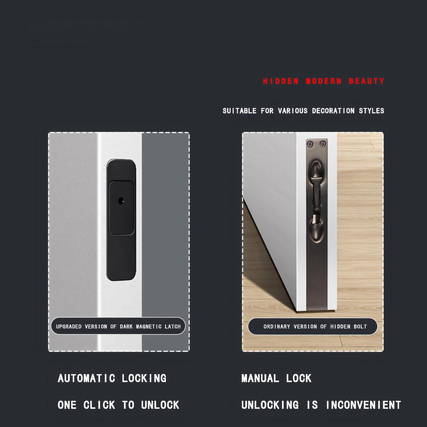 Advanced Invisible Magnetic Latch