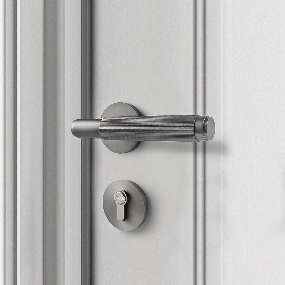 Solid Brass Kappa Design Interior Lever Door Handle | Ideal for Bedroom & Bathroom