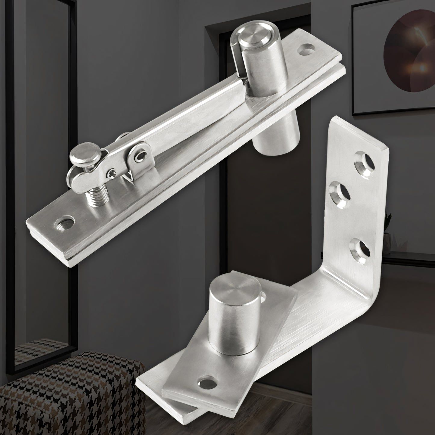 304 Stainless Steel Concealed Pivot Hinge