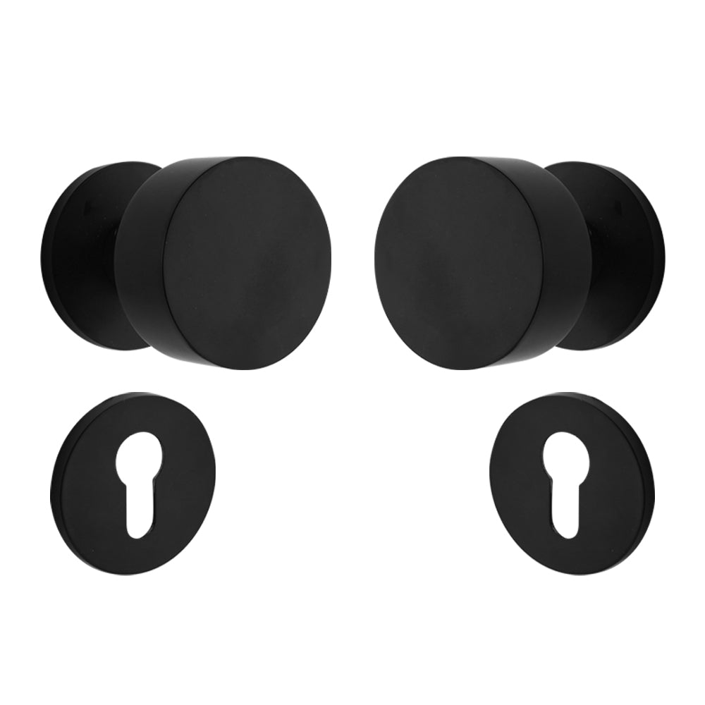 Silent Room Door Lock - Solid Brass Interior Knob for Living Rooms, Bedrooms & Bathrooms